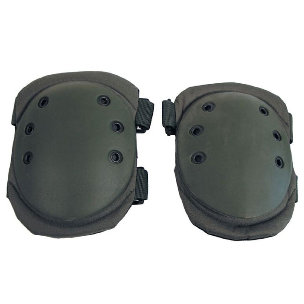 Knieschützer für Sondengaenger schwarz / olive