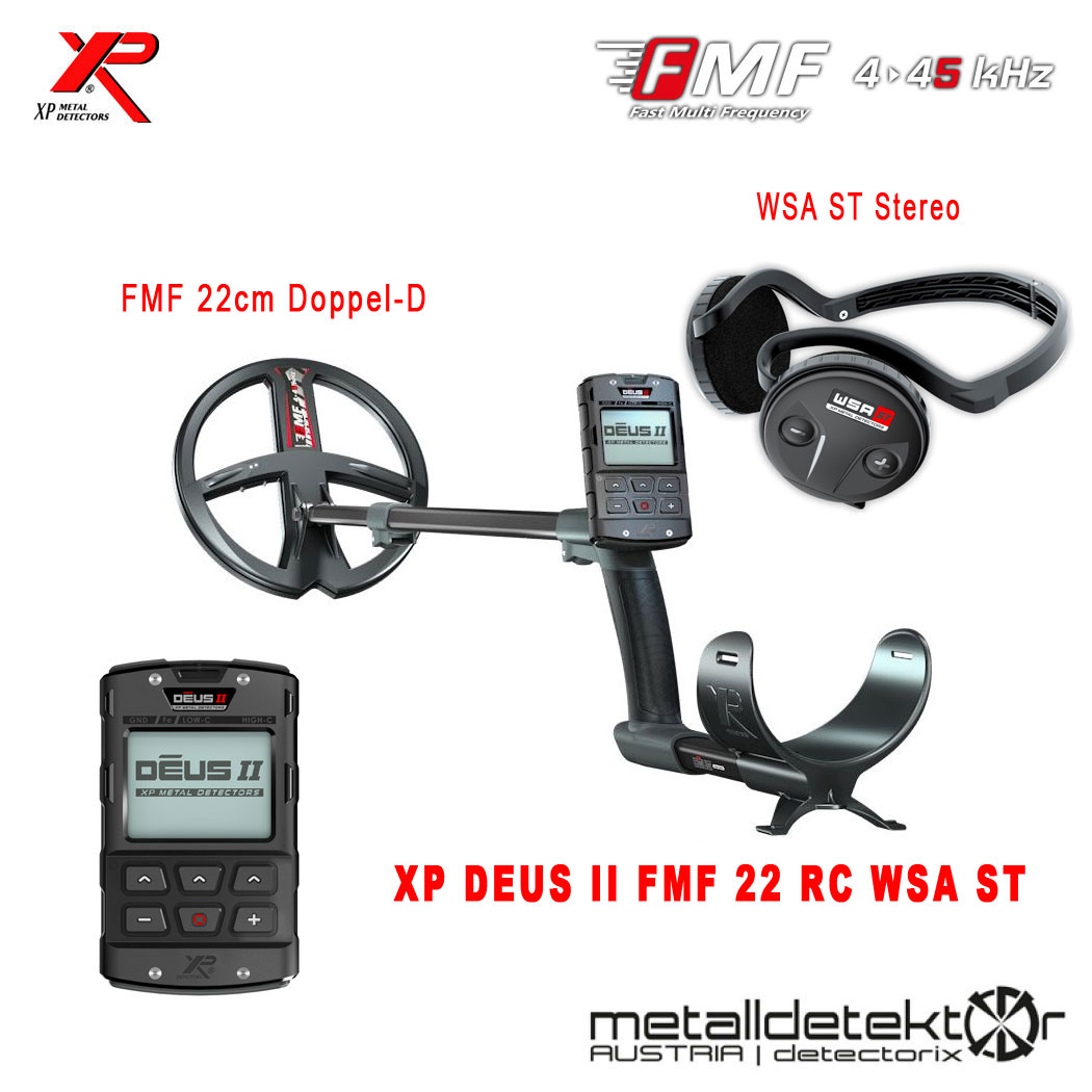 XP DEUS II ST Stereo 8 Varianten