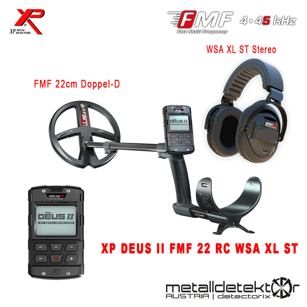 XP DEUS II ST Stereo 8 Varianten