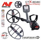 Minelab CTX 3030 + GRATIS 6" + 17x13" Spule und Detektortasche